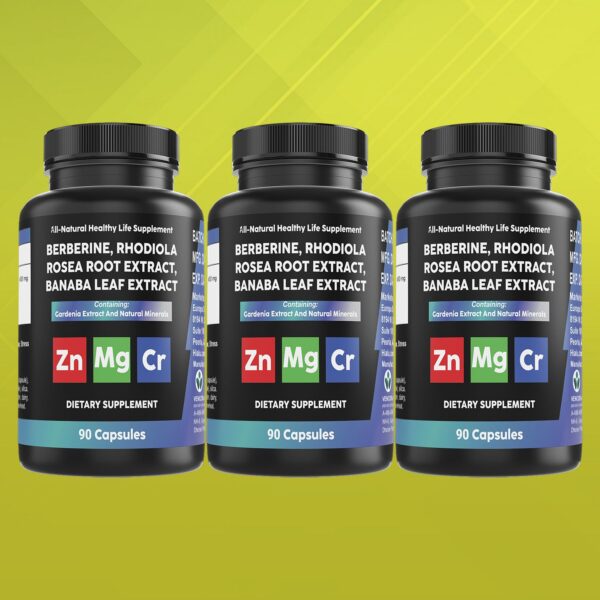 Natural Berberine Weight Loss Capsules (3 Bottle)